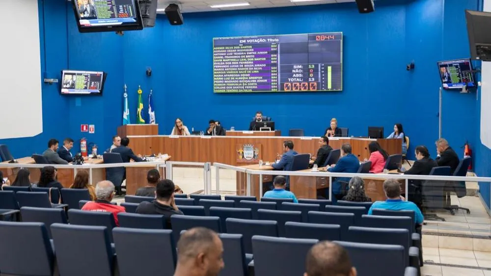Câmara aprovou mudanças no COMTUR e criação do Fundo Municipal de Turismo durante sessão desta terça em Três Lagoas MS (foto - Câmara Municipal)