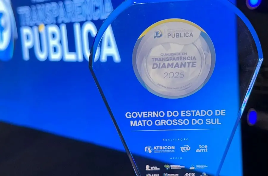 Mato Grosso do Sul recebe Selo Diamante pela 4ª vez consecutiva e se consolida como referência nacional em transparência pública (Foto – Governo de MS)