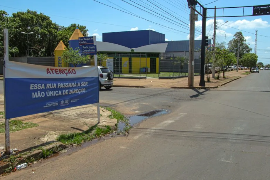 Ruas José Hamilcar C. Bastos e Wilson Carvalho de Viana terão novo sentido de circulação em Três Lagoas (Foto – Prefeitura de Três Lagoas)