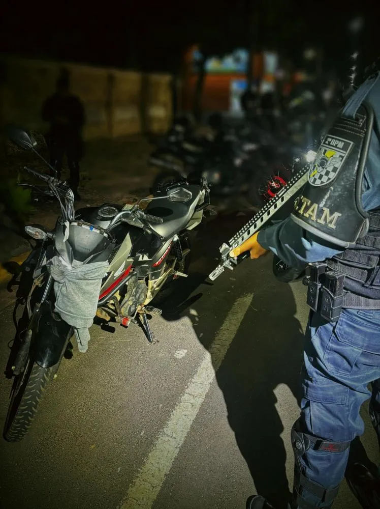 Ação do GETAM resultou na recuperação de motocicleta antes mesmo do proprietário perceber o furto em Três Lagoas (Foto - 24h News MS)