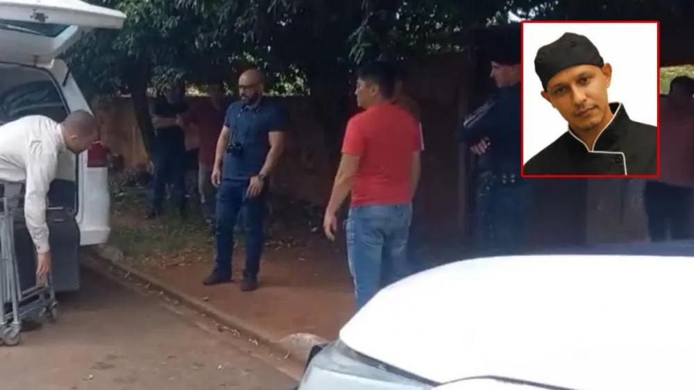 Residência no Jardim Carandá onde Polícia Militar preservou o local após homem ser encontrado morto dentro do imóvel (Foto: Cedida / Alfredo Neto)