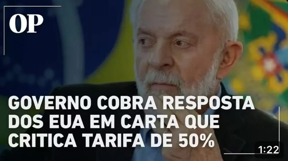 Governo Lula cobra resposta dos EUA em carta que critica tarifa de 50% e propõe negociação