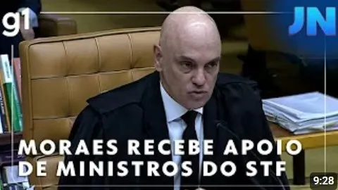 Moraes recebe apoio de ministros na reabertura dos trabalhos do STF