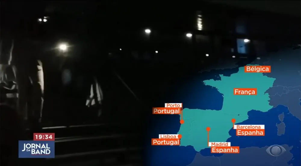 Apagão de energia atinge Portugal e Espanha