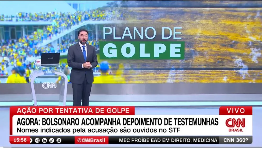 PLANO DE GOLPE: TESTEMUNHAS DE ACUSAÇÃO DEPÕEM NO STF